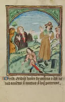 An illustration from Illustrated Vita Christi, with devotional supplements (1190)