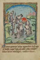 An illustration from Illustrated Vita Christi, with devotional supplements (1190)