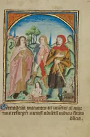 An illustration from Illustrated Vita Christi, with devotional supplements (1190)