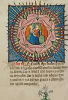 An illustration from Illustrated Vita Christi, with devotional supplements (1190)