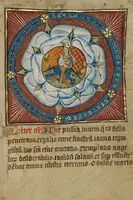 An illustration from Illustrated Vita Christi, with devotional supplements (1190)
