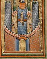 An illustration from Illustrated Vita Christi, with devotional supplements (1190)