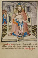 An illustration from Illustrated Vita Christi, with devotional supplements (1190)