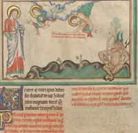 Picture 9 of 34 from Getty Apocalypse (Ms. Ludwig III 1 (83.MC.72)) (1255), leaf 24