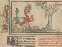 An illustration from Getty Apocalypse (Ms. Ludwig III 1 (83.MC.72)) (1255)