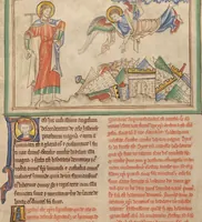 An illustration from Getty Apocalypse (Ms. Ludwig III 1 (83.MC.72)) (1255)
