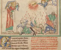 An illustration from Getty Apocalypse (Ms. Ludwig III 1 (83.MC.72)) (1255)