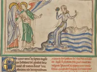 An illustration from Getty Apocalypse (Ms. Ludwig III 1 (83.MC.72)) (1255)