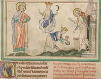 An illustration from Getty Apocalypse (Ms. Ludwig III 1 (83.MC.72)) (1255)