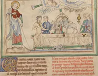 An illustration from Getty Apocalypse (Ms. Ludwig III 1 (83.MC.72)) (1255)
