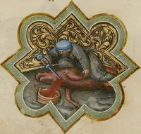 An illustration from Missal (1389)