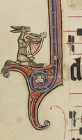 An illustration from Antiphonal (1260)