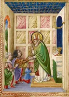 An illustration from Gualenghi-d'Este Hours (1469)