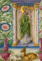 An illustration from Gualenghi-d'Este Hours (1469)