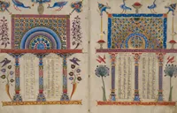Picture 3 of 11 from Canon tables from the Zeyt'un Gospels (1256), leaf 4