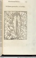 Picture 214 of 273 from Vlyssis Aldrovandi Patricii Bononiensis Monstrorvm Historia: cum Indice copiosissimo (1642), leaf 747