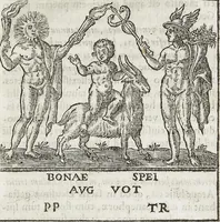 Picture 4 of 5 from Antiqvae Tabvlae Marmoreae Solis effigie, symbolisque exculptae Accvrata Explicatio: Qua priscae quaedam mythologiae, ac nonnulla praeterea vetera monumenta marmorum, gemmarum, nomismatum illustrantur (1617), leaf 111