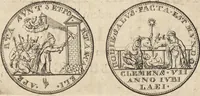 Picture 11 of 50 from Numismatum Modernorum Cimeliarchii Regio-Electoralis Brandenburgici Sectio Prima: continens Numismata Pontificum Romanorum, Aliorumque Ecclesiasticorum, Rariora & Elegantiora: Ære expressa & Dialogo illustrata (1704), leaf 31