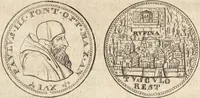 Picture 14 of 50 from Numismatum Modernorum Cimeliarchii Regio-Electoralis Brandenburgici Sectio Prima: continens Numismata Pontificum Romanorum, Aliorumque Ecclesiasticorum, Rariora & Elegantiora: Ære expressa & Dialogo illustrata (1704), leaf 36