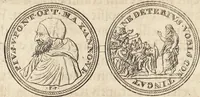 Picture 19 of 50 from Numismatum Modernorum Cimeliarchii Regio-Electoralis Brandenburgici Sectio Prima: continens Numismata Pontificum Romanorum, Aliorumque Ecclesiasticorum, Rariora & Elegantiora: Ære expressa & Dialogo illustrata (1704), leaf 45