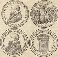 Picture 22 of 50 from Numismatum Modernorum Cimeliarchii Regio-Electoralis Brandenburgici Sectio Prima: continens Numismata Pontificum Romanorum, Aliorumque Ecclesiasticorum, Rariora & Elegantiora: Ære expressa & Dialogo illustrata (1704), leaf 49