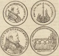 Picture 27 of 50 from Numismatum Modernorum Cimeliarchii Regio-Electoralis Brandenburgici Sectio Prima: continens Numismata Pontificum Romanorum, Aliorumque Ecclesiasticorum, Rariora & Elegantiora: Ære expressa & Dialogo illustrata (1704), leaf 58