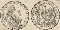 Picture 28 of 50 from Numismatum Modernorum Cimeliarchii Regio-Electoralis Brandenburgici Sectio Prima: continens Numismata Pontificum Romanorum, Aliorumque Ecclesiasticorum, Rariora & Elegantiora: Ære expressa & Dialogo illustrata (1704), leaf 60