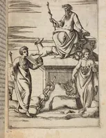 Picture 18 of 81 from Le Imagini De I Dei De Gli Antichi Nelle Qvali Si Contengono gl'Idoli, Riti, ceremonie, & altre cose appartenenti alla Religione de gli Antichi (1571), leaf 119