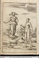 Picture 21 of 81 from Le Imagini De I Dei De Gli Antichi Nelle Qvali Si Contengono gl'Idoli, Riti, ceremonie, & altre cose appartenenti alla Religione de gli Antichi (1571), leaf 149