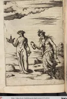 Picture 22 of 81 from Le Imagini De I Dei De Gli Antichi Nelle Qvali Si Contengono gl'Idoli, Riti, ceremonie, & altre cose appartenenti alla Religione de gli Antichi (1571), leaf 152