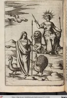 An illustration from Le Imagini De I Dei De Gli Antichi Nelle Qvali Si Contengono gl'Idoli, Riti, ceremonie, & altre cose appartenenti alla Religione de gli Antichi (1571)