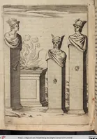 Picture 53 of 81 from Le Imagini De I Dei De Gli Antichi Nelle Qvali Si Contengono gl'Idoli, Riti, ceremonie, & altre cose appartenenti alla Religione de gli Antichi (1571), leaf 358
