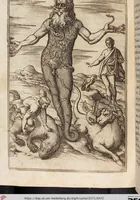 An illustration from Le Imagini De I Dei De Gli Antichi Nelle Qvali Si Contengono gl'Idoli, Riti, ceremonie, & altre cose appartenenti alla Religione de gli Antichi (1571)