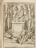 An illustration from Le Imagini De I Dei De Gli Antichi Nelle Qvali Si Contengono gl'Idoli, Riti, ceremonie, & altre cose appartenenti alla Religione de gli Antichi (1571)