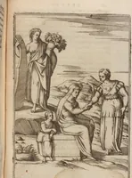 An illustration from Le Imagini De I Dei De Gli Antichi Nelle Qvali Si Contengono gl'Idoli, Riti, ceremonie, & altre cose appartenenti alla Religione de gli Antichi (1571)