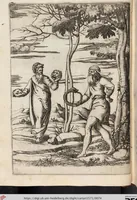 Picture 8 of 81 from Le Imagini De I Dei De Gli Antichi Nelle Qvali Si Contengono gl'Idoli, Riti, ceremonie, & altre cose appartenenti alla Religione de gli Antichi (1571), leaf 74