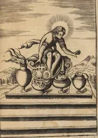 Picture 12 of 108 from Le imagini de i dei degli antichi nelle quali si contengono gl'idoli, i riti, le cerimonie, et altre cose appartenenti alla religione degli antichi ; con la loro espositione ; et in questa ultima impressione non solamente ridotte in forma più commoda, ma arricchite ancora di molte postille, et ... di più di 40 figure in rame … (1603), leaf 115