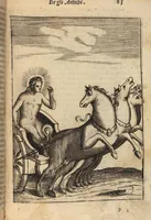 An illustration from Le imagini de i dei degli antichi nelle quali si contengono gl'idoli, i riti, le cerimonie, et altre cose appartenenti alla religione degli antichi ; con la loro espositione ; et in questa ultima impressione non solamente ridotte in forma più commoda, ma arricchite ancora di molte postille, et ... di più di 40 figure in rame … (1603)