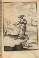 An illustration from Le imagini de i dei degli antichi nelle quali si contengono gl'idoli, i riti, le cerimonie, et altre cose appartenenti alla religione degli antichi ; con la loro espositione ; et in questa ultima impressione non solamente ridotte in forma più commoda, ma arricchite ancora di molte postille, et ... di più di 40 figure in rame … (1603)