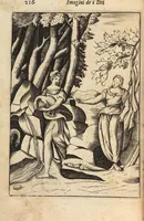 Picture 38 of 108 from Le imagini de i dei degli antichi nelle quali si contengono gl'idoli, i riti, le cerimonie, et altre cose appartenenti alla religione degli antichi ; con la loro espositione ; et in questa ultima impressione non solamente ridotte in forma più commoda, ma arricchite ancora di molte postille, et ... di più di 40 figure in rame … (1603), leaf 260