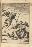 Picture 60 of 108 from Le imagini de i dei degli antichi nelle quali si contengono gl'idoli, i riti, le cerimonie, et altre cose appartenenti alla religione degli antichi ; con la loro espositione ; et in questa ultima impressione non solamente ridotte in forma più commoda, ma arricchite ancora di molte postille, et ... di più di 40 figure in rame … (1603), leaf 347
