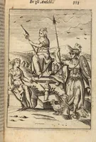 Picture 68 of 108 from Le imagini de i dei degli antichi nelle quali si contengono gl'idoli, i riti, le cerimonie, et altre cose appartenenti alla religione degli antichi ; con la loro espositione ; et in questa ultima impressione non solamente ridotte in forma più commoda, ma arricchite ancora di molte postille, et ... di più di 40 figure in rame … (1603), leaf 377