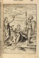 Picture 105 of 108 from Le imagini de i dei degli antichi nelle quali si contengono gl'idoli, i riti, le cerimonie, et altre cose appartenenti alla religione degli antichi ; con la loro espositione ; et in questa ultima impressione non solamente ridotte in forma più commoda, ma arricchite ancora di molte postille, et ... di più di 40 figure in rame … (1603), leaf 539