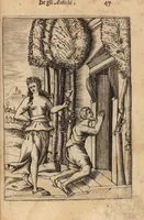 Picture 4 of 108 from Le imagini de i dei degli antichi nelle quali si contengono gl'idoli, i riti, le cerimonie, et altre cose appartenenti alla religione degli antichi ; con la loro espositione ; et in questa ultima impressione non solamente ridotte in forma più commoda, ma arricchite ancora di molte postille, et ... di più di 40 figure in rame … (1603), leaf 91