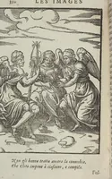 An illustration from Les images des dievx: contenant levrs pourtraits, coustumes & ceremonies de la religion des payens (1624)