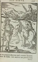 Picture 52 of 65 from Les images des dievx: contenant levrs pourtraits, coustumes & ceremonies de la religion des payens (1624), leaf 555