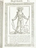An illustration from Seconda Novissima Editione Delle Imagini De Gli Dei Delli Antichi Di Vicenzo Cartari Reggiano (1626)