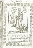 Picture 18 of 189 from Seconda Novissima Editione Delle Imagini De Gli Dei Delli Antichi Di Vicenzo Cartari Reggiano (1626), leaf 105