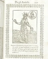 An illustration from Seconda Novissima Editione Delle Imagini De Gli Dei Delli Antichi Di Vicenzo Cartari Reggiano (1626)