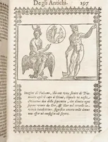 Picture 70 of 189 from Seconda Novissima Editione Delle Imagini De Gli Dei Delli Antichi Di Vicenzo Cartari Reggiano (1626), leaf 339